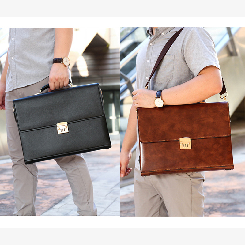 Luxury Leather Briefcases For  - Leather Work Diary ulasan dan harga