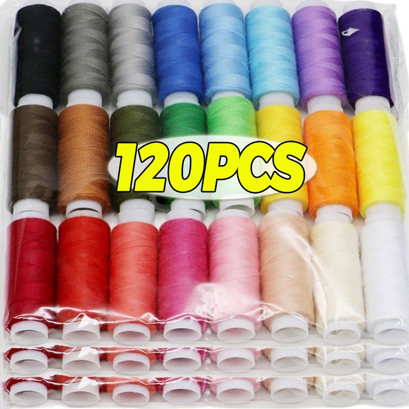 Colourful Bobbins Sewing Threa - Waxed Thread Linen ulasan dan harga