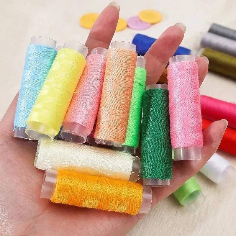 Colourful Bobbins Sewing Threa - Waxed Thread Linen ulasan dan harga
