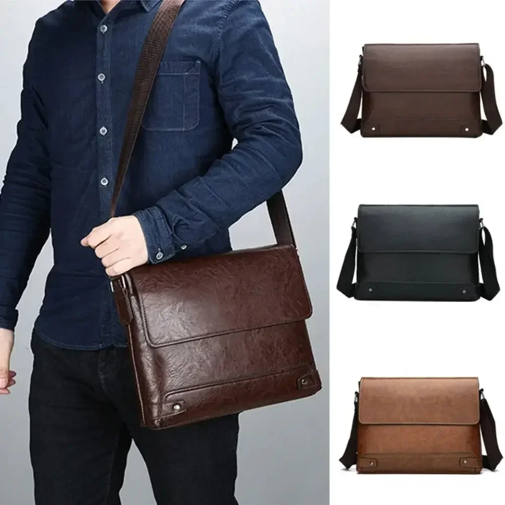Briefcase For Men PU Leather T - Leather Work Laptop Bag ulasan dan harga