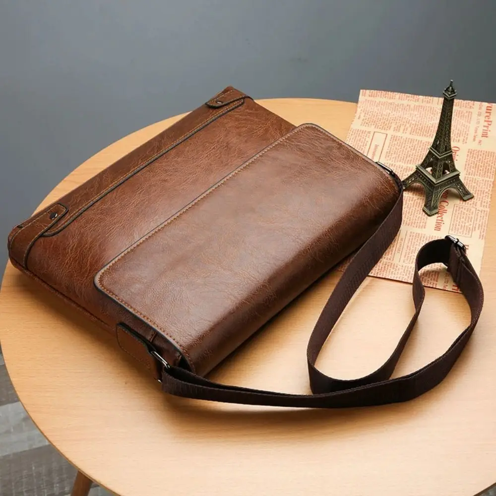 Briefcase For Men PU Leather T - Leather Work Laptop Bag ulasan dan harga