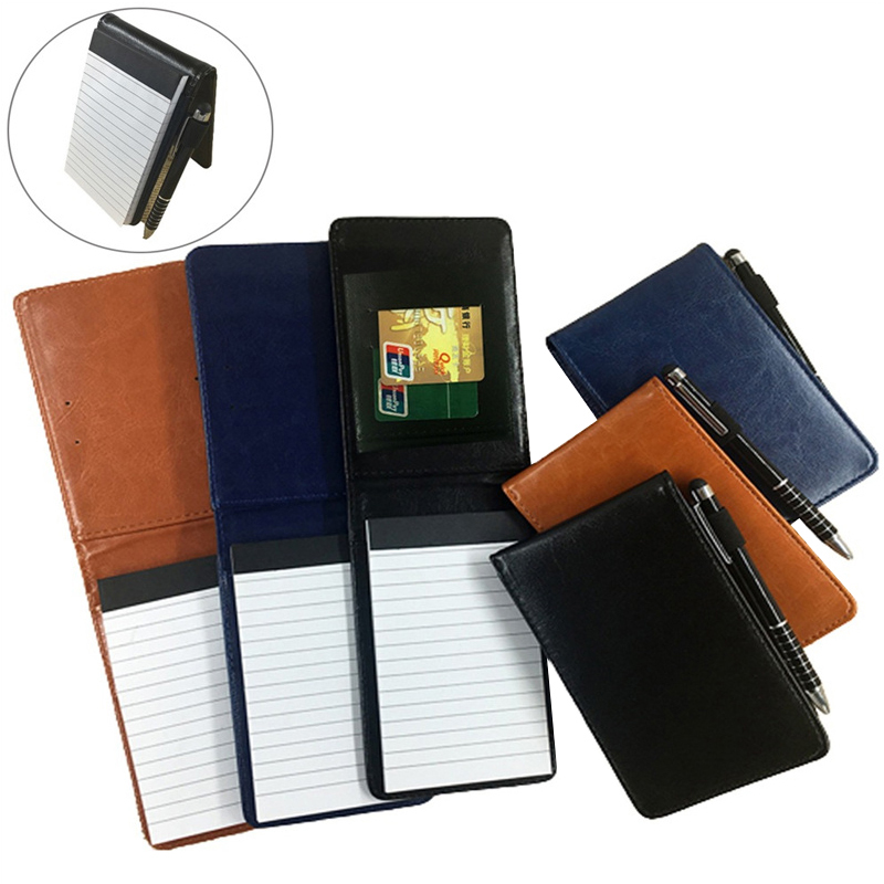 Leather Mini Pocket Notebook M - Leather Work Diary ulasan dan harga