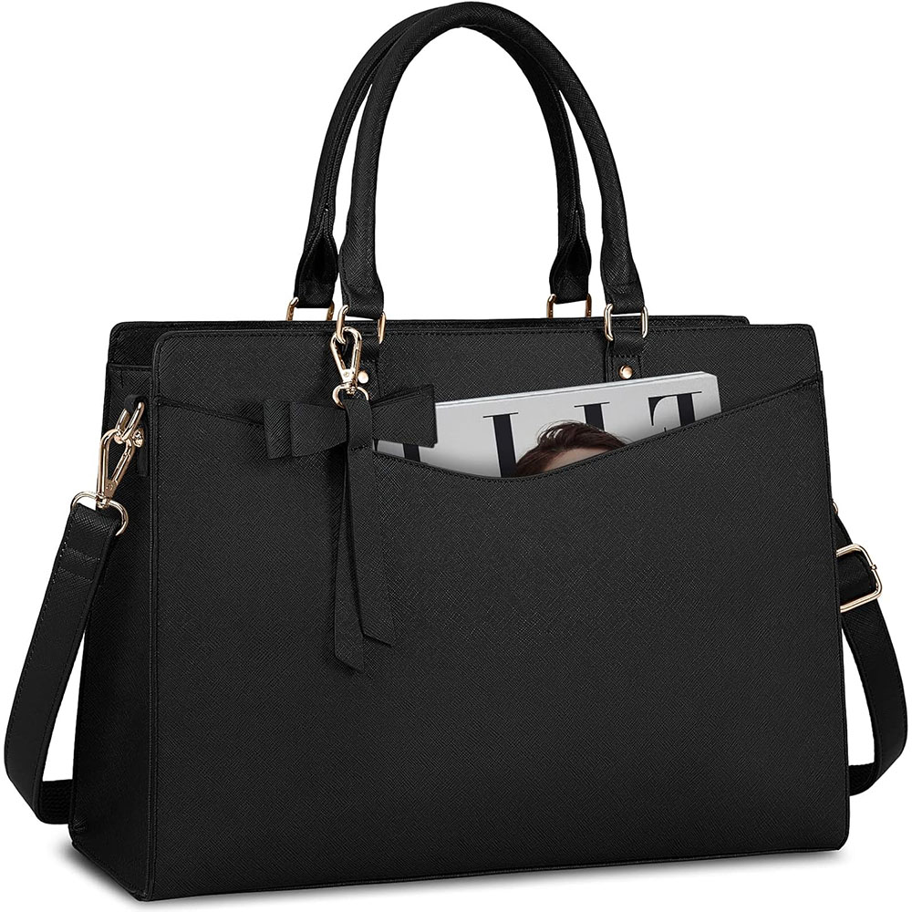 Laptop Bag for Women 15.6 Inch - Leather Work Laptop Bag ulasan dan harga