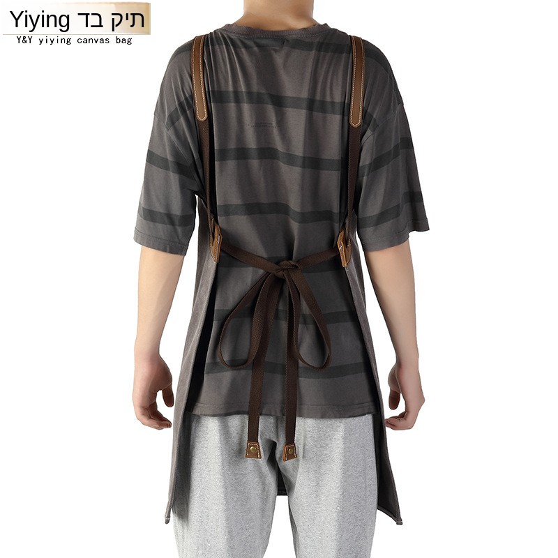 Fashionable Wax Canvas Tool Ap - Leather Work Overalls ulasan dan harga
