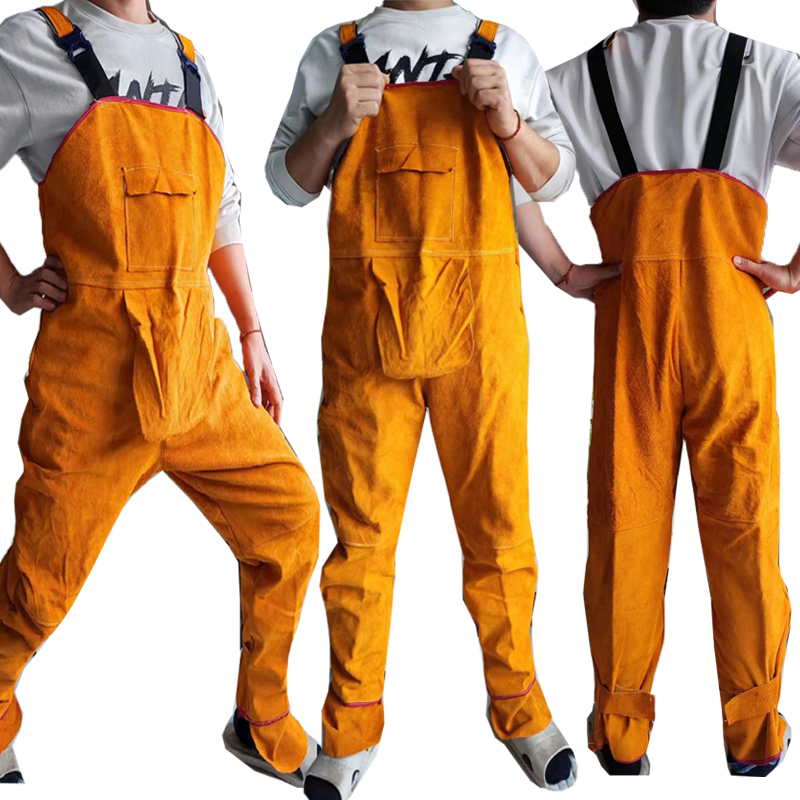 Welding Clothing Men's Overall - Leather Work Overalls ulasan dan harga