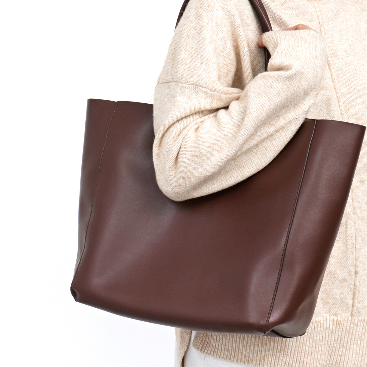 Large Capacity Tote Handbag fo - Leather Work Bag Women ulasan dan harga