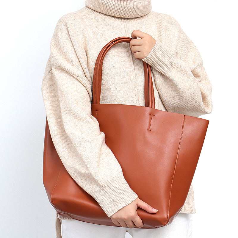 Large Capacity Tote Handbag fo - Leather Work Bag Women ulasan dan harga