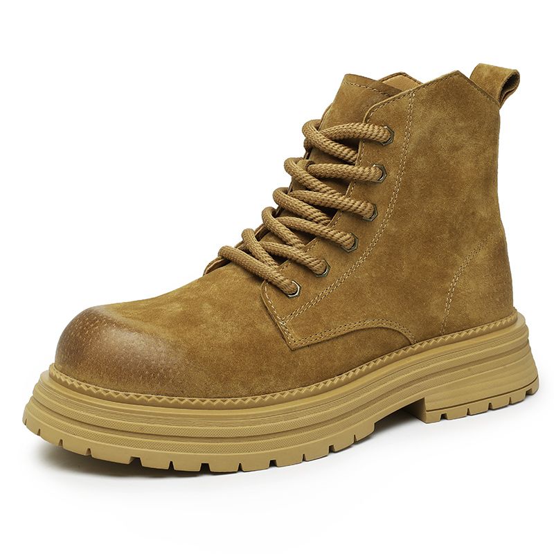 High Quality Men Ankle Boots F - Leather Work Boots ulasan dan harga