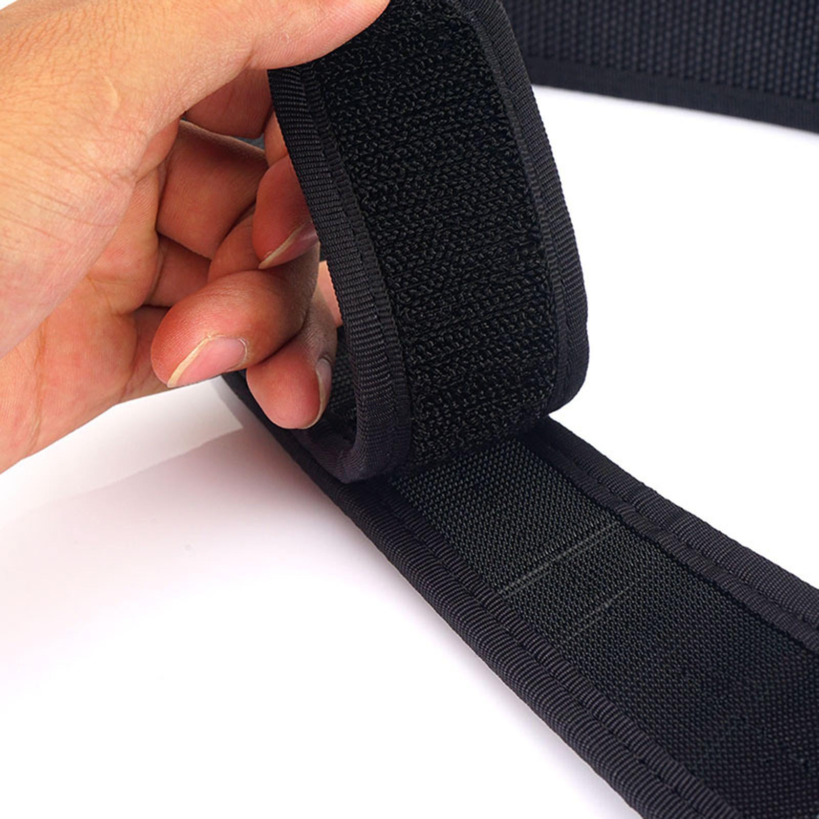 Black Nylon Inner Belt with St - Leather Work Overalls ulasan dan harga