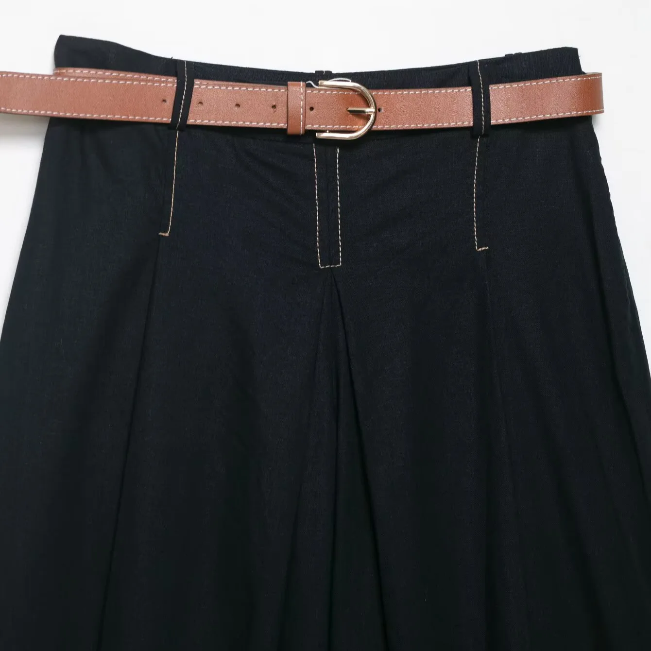 Bermuda Shorts for Women Dress - Leather Work Overalls ulasan dan harga