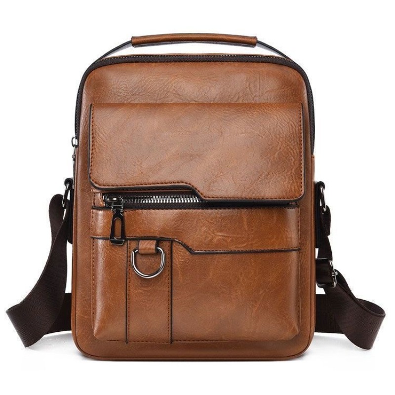 Bullcaptain Casual Men's Shoul - Leather Work Bag Women ulasan dan harga