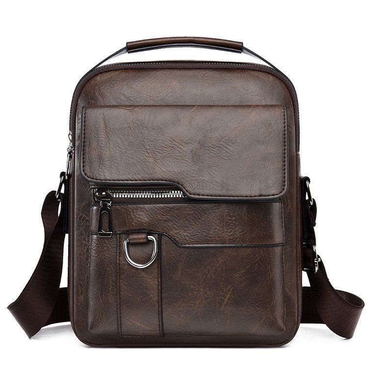Bullcaptain Casual Men's Shoul - Leather Work Bag Women ulasan dan harga