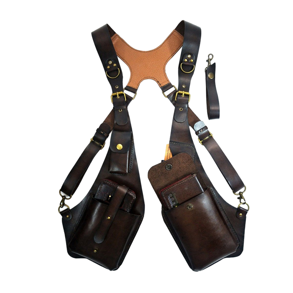 Retro Anti-Theft Leather Doubl - Leatherwork Rivets ulasan dan harga