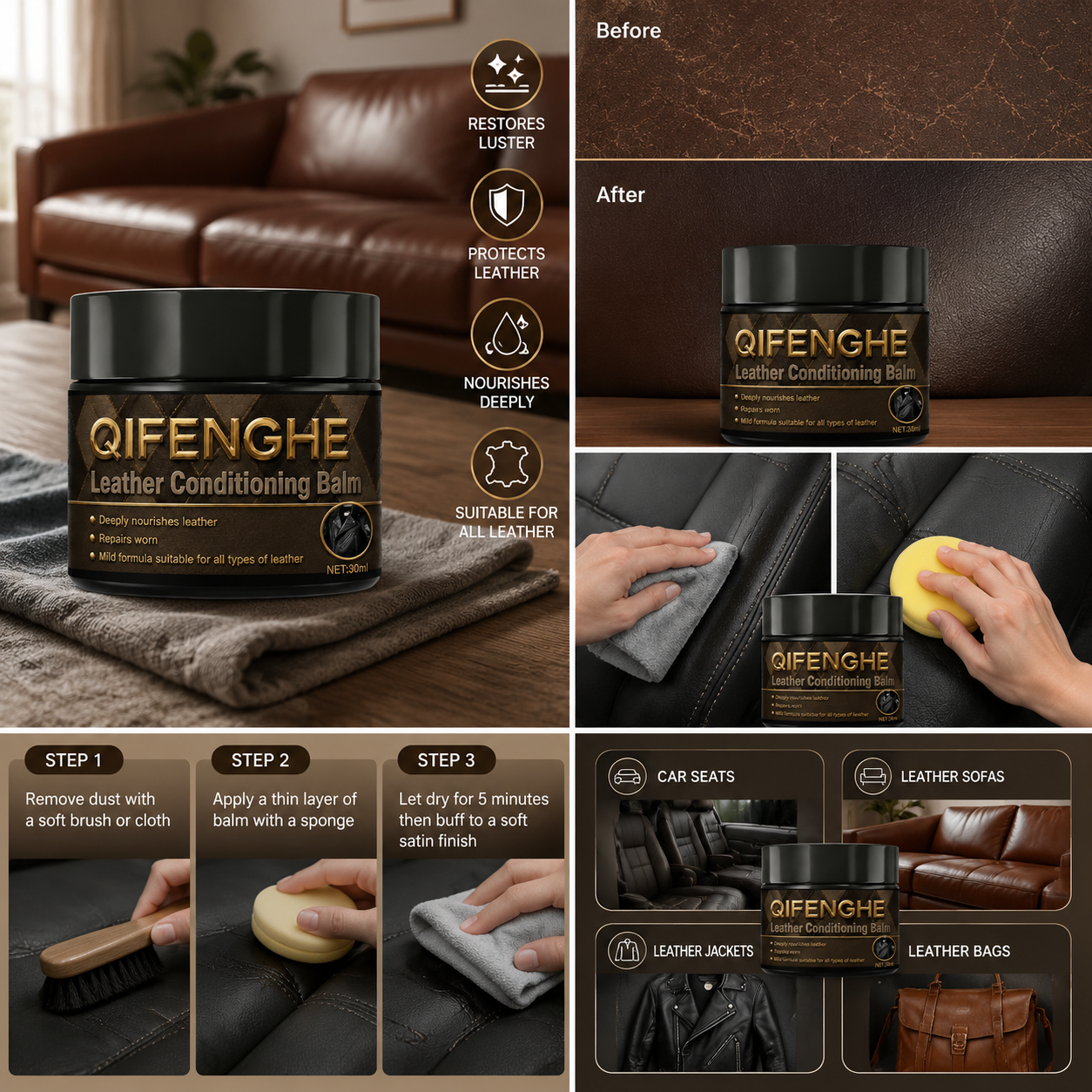 Leather Edge Recoloring Repair - Upholstery Leather Work ulasan dan harga