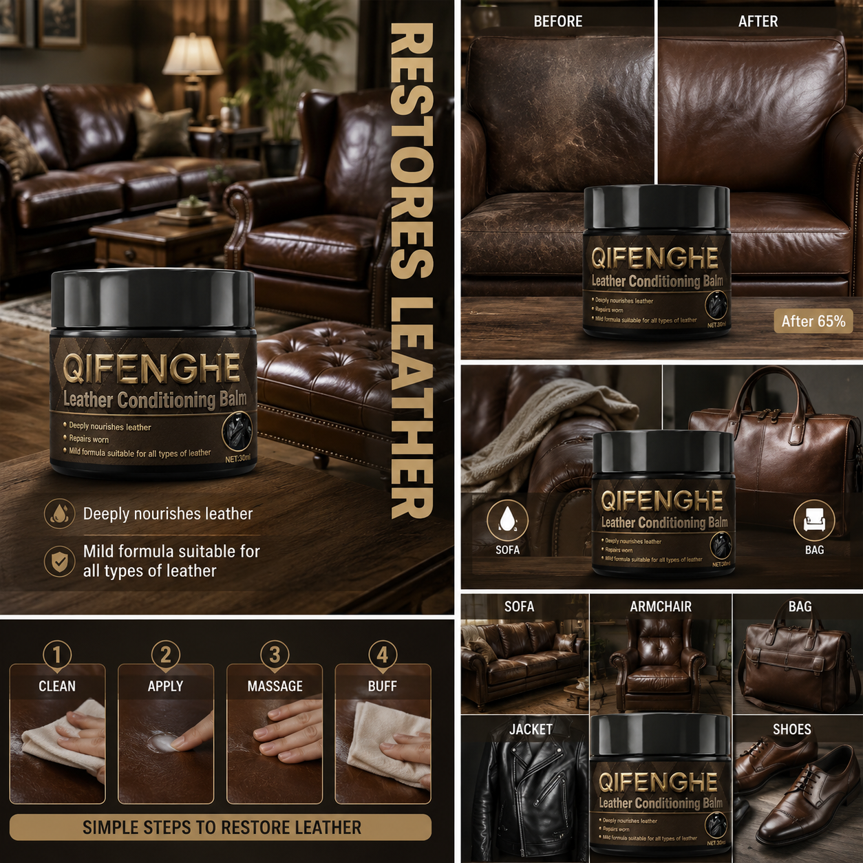 Leather Edge Recoloring Repair - Upholstery Leather Work ulasan dan harga