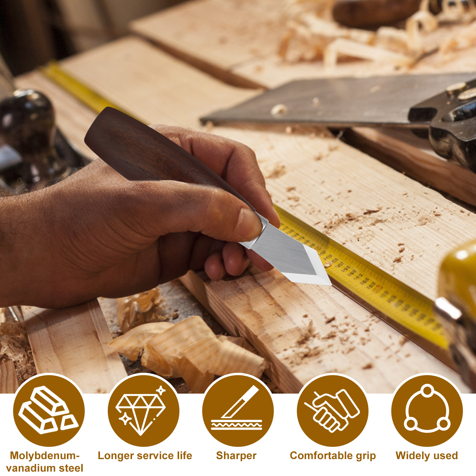 Double Bevel Marking Knife Ste - Leatherwork Knife Sheath ulasan dan harga