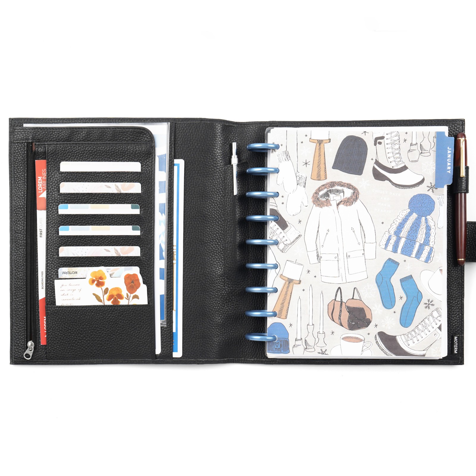 Moterm Genuine Leather Discbou - Leather Work Diary ulasan dan harga