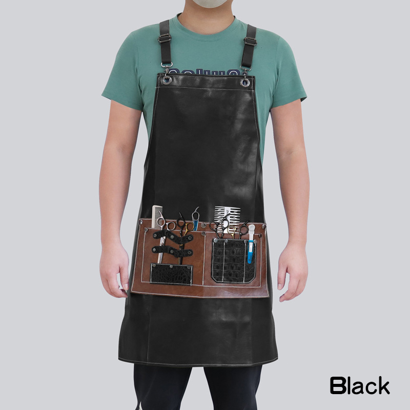 pu leather apron custom logo w - Leather Work Overalls ulasan dan harga