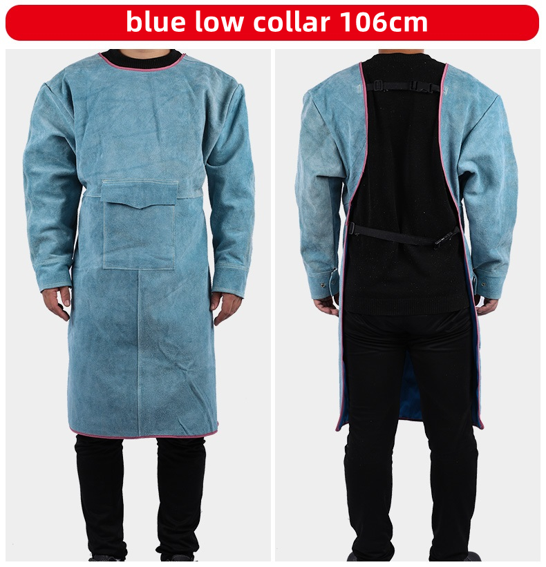Leather Suede Electric Welding - Leather Work Overalls ulasan dan harga