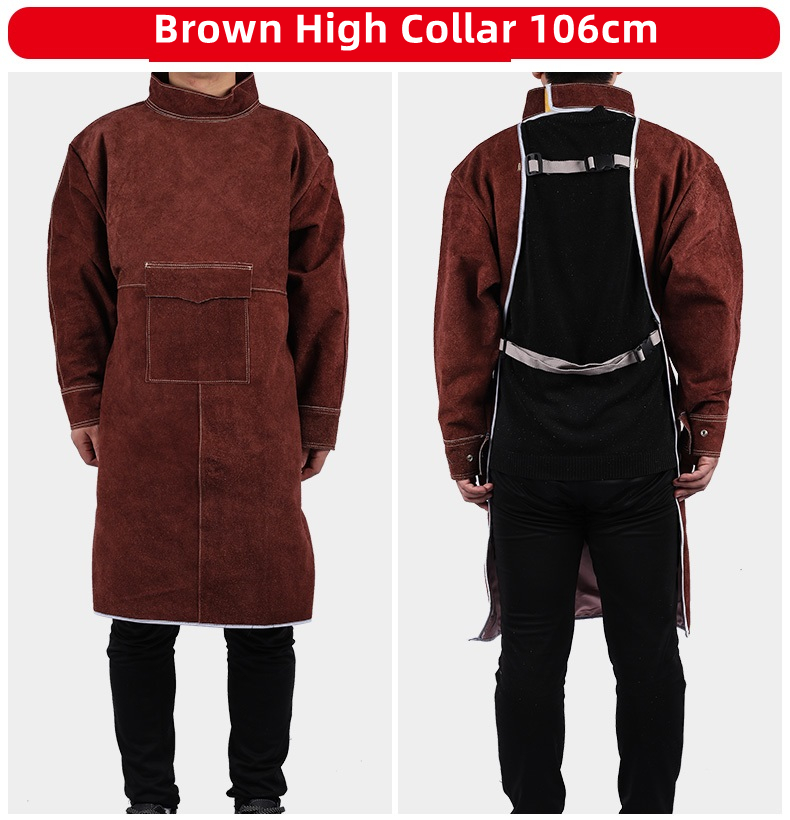Leather Suede Electric Welding - Leather Work Overalls ulasan dan harga