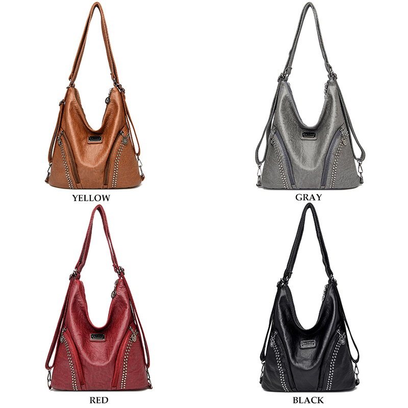 Multifunction Big Hand Bags fo - Leatherwork Rivets ulasan dan harga