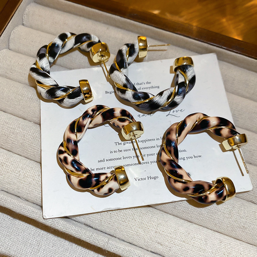 2025 Trendy Leopard Print Big  - Leatherwork Rings ulasan dan harga