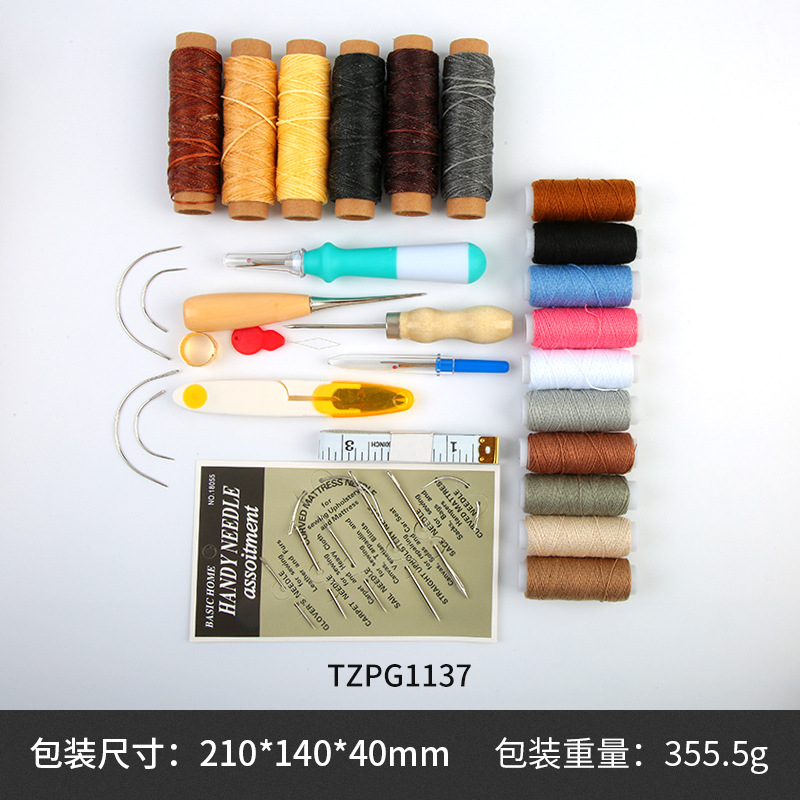 34-Piece Leather Craft Tools K - Leatherwork For Beginners ulasan dan harga