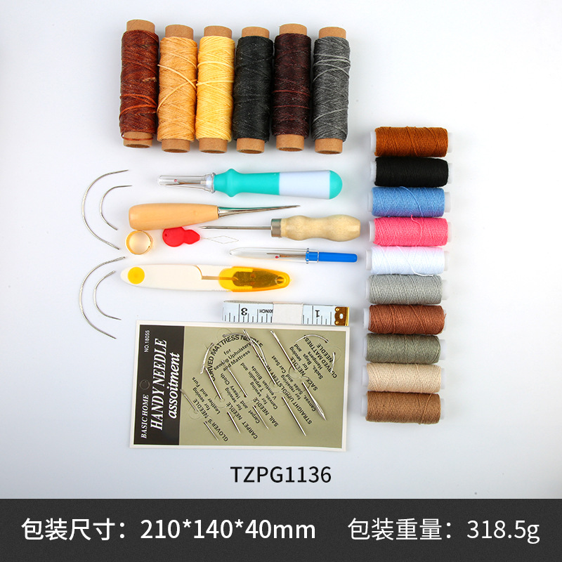 34-Piece Leather Craft Tools K - Leatherwork For Beginners ulasan dan harga