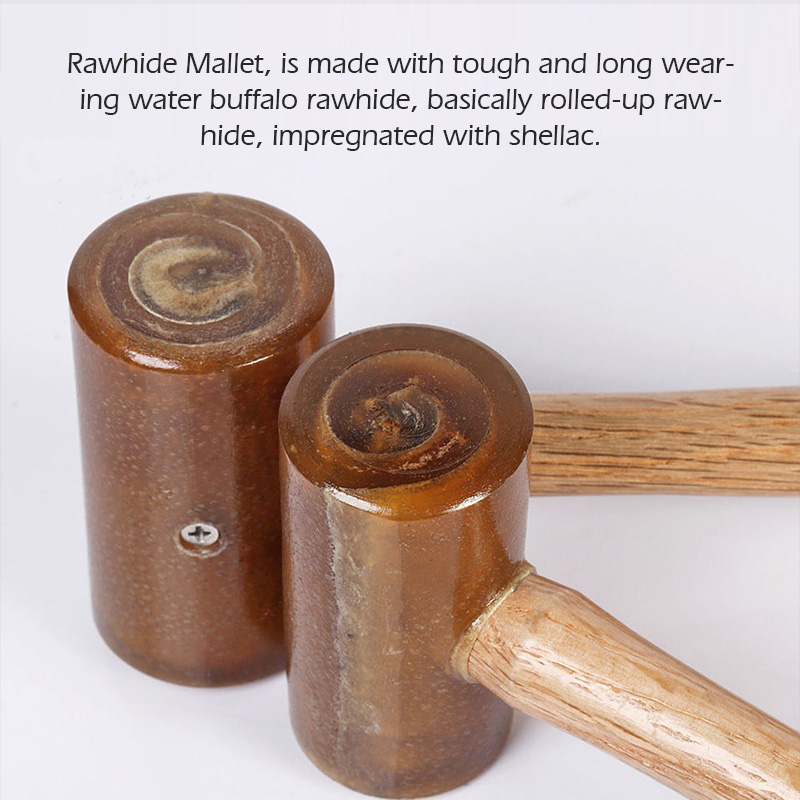 WUTA 100% Rawhide-head Mallet  - Mallet Rawhide Craft ulasan dan harga