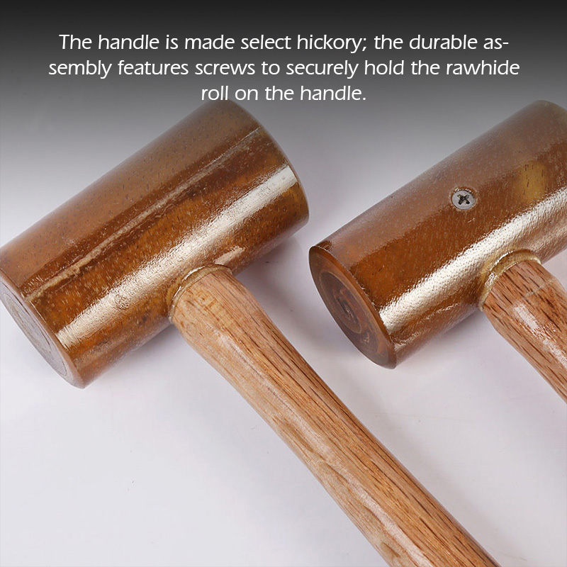 WUTA 100% Rawhide-head Mallet  - Mallet Rawhide Craft ulasan dan harga