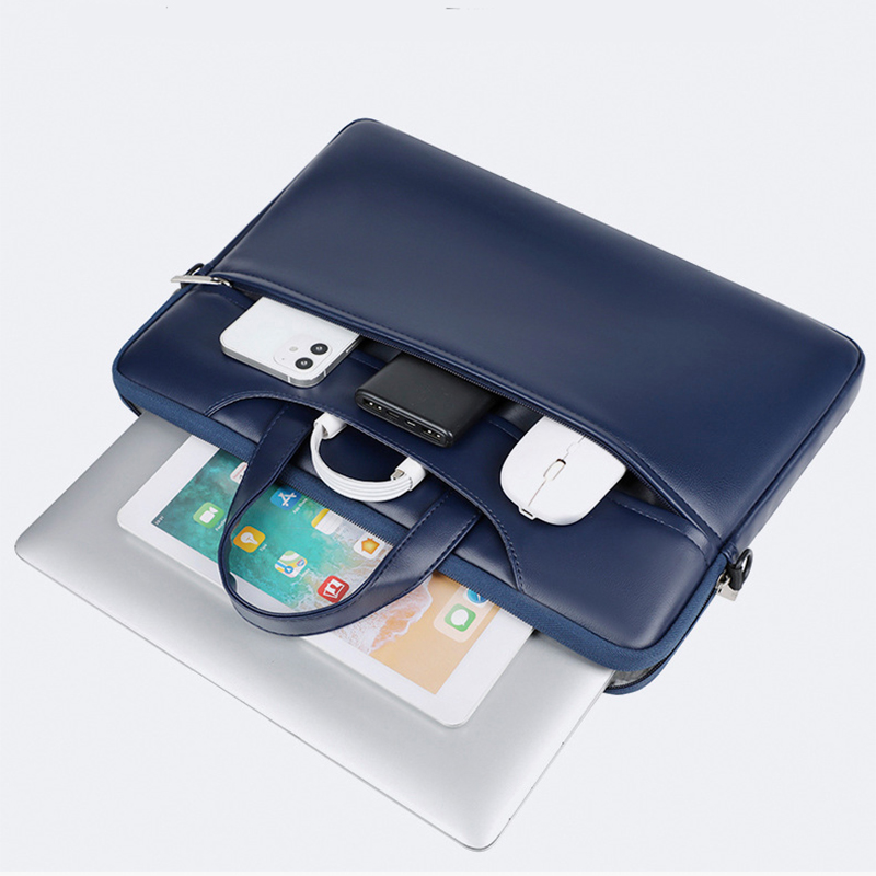 Business Briefcase For Man PU  - Leather Work Laptop Bag ulasan dan harga