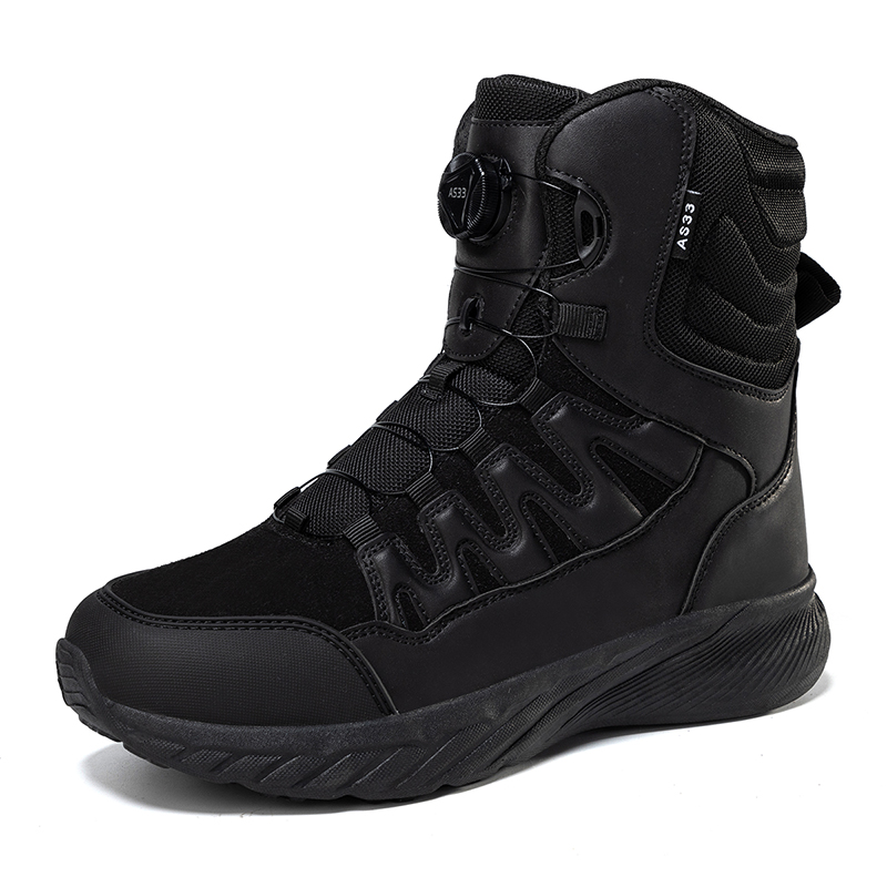 Large Outdoor Training Boots M - Leather Work Boots ulasan dan harga