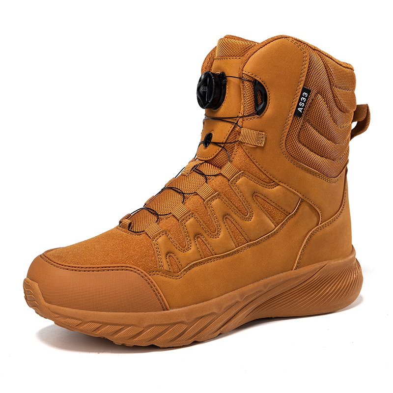Large Outdoor Training Boots M - Leather Work Boots ulasan dan harga